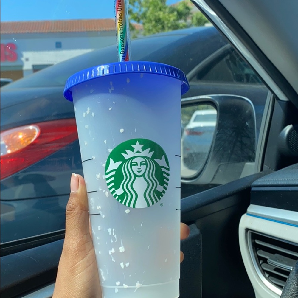 Starbucks PRIDE 2020 Confetti cup. Color changing